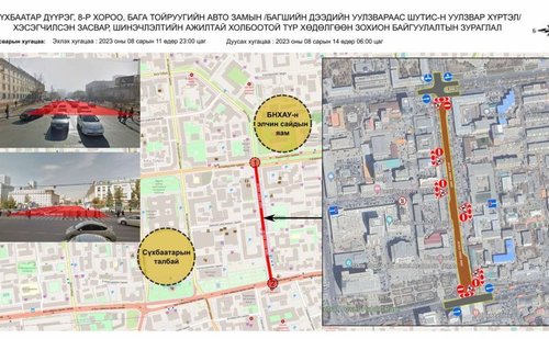 Багшийн дээдээс ШУТИС-ийн уулзварын замыг хаана